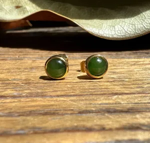 5mm Jade Earrings, 0761