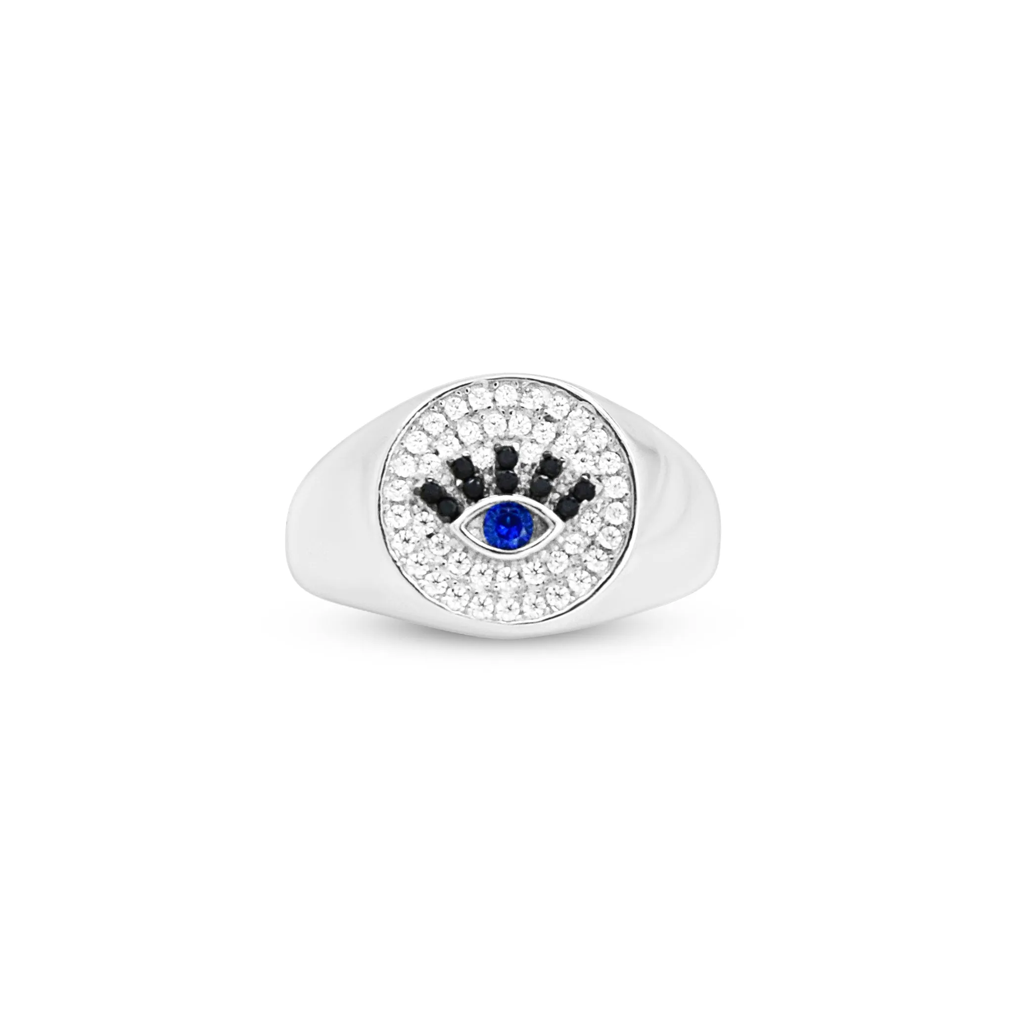 Abstract Eye Signet Ring