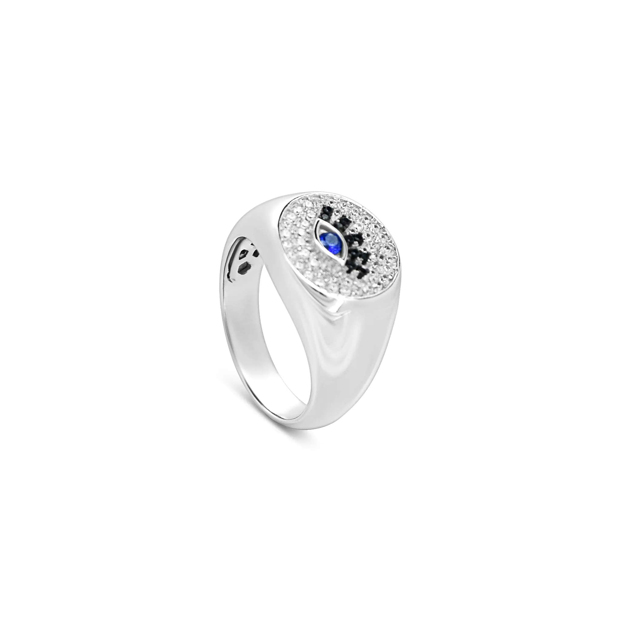Abstract Eye Signet Ring