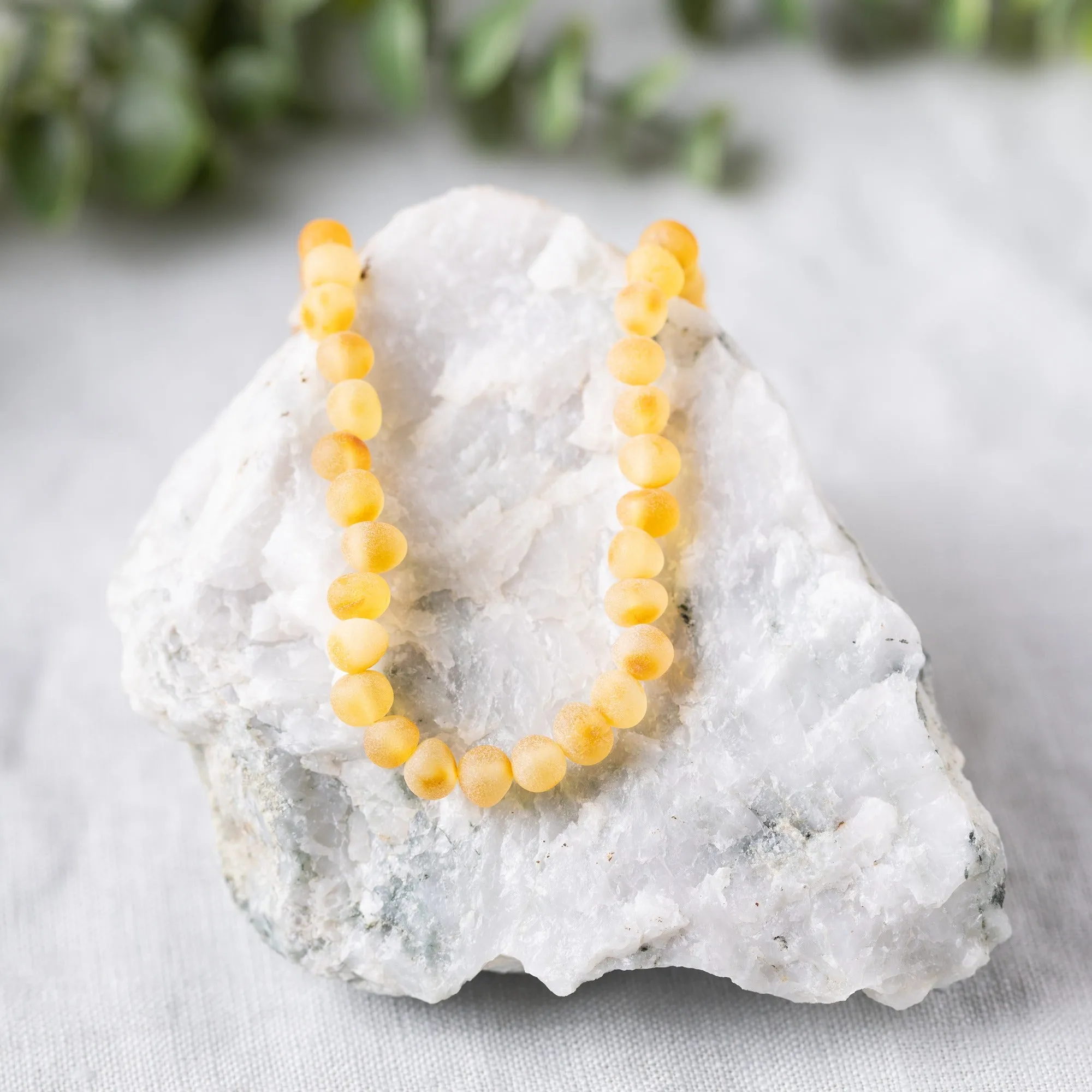 Adults | Raw Honey Baltic Amber Necklace