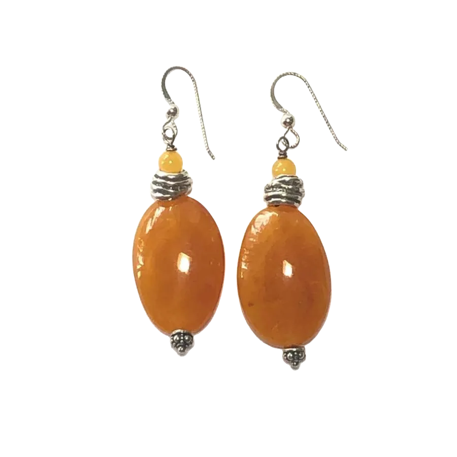 Amber & Resin Earrings