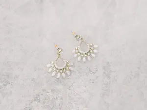 Amber - Bohemian Vintage Inspired Bridal Earrings