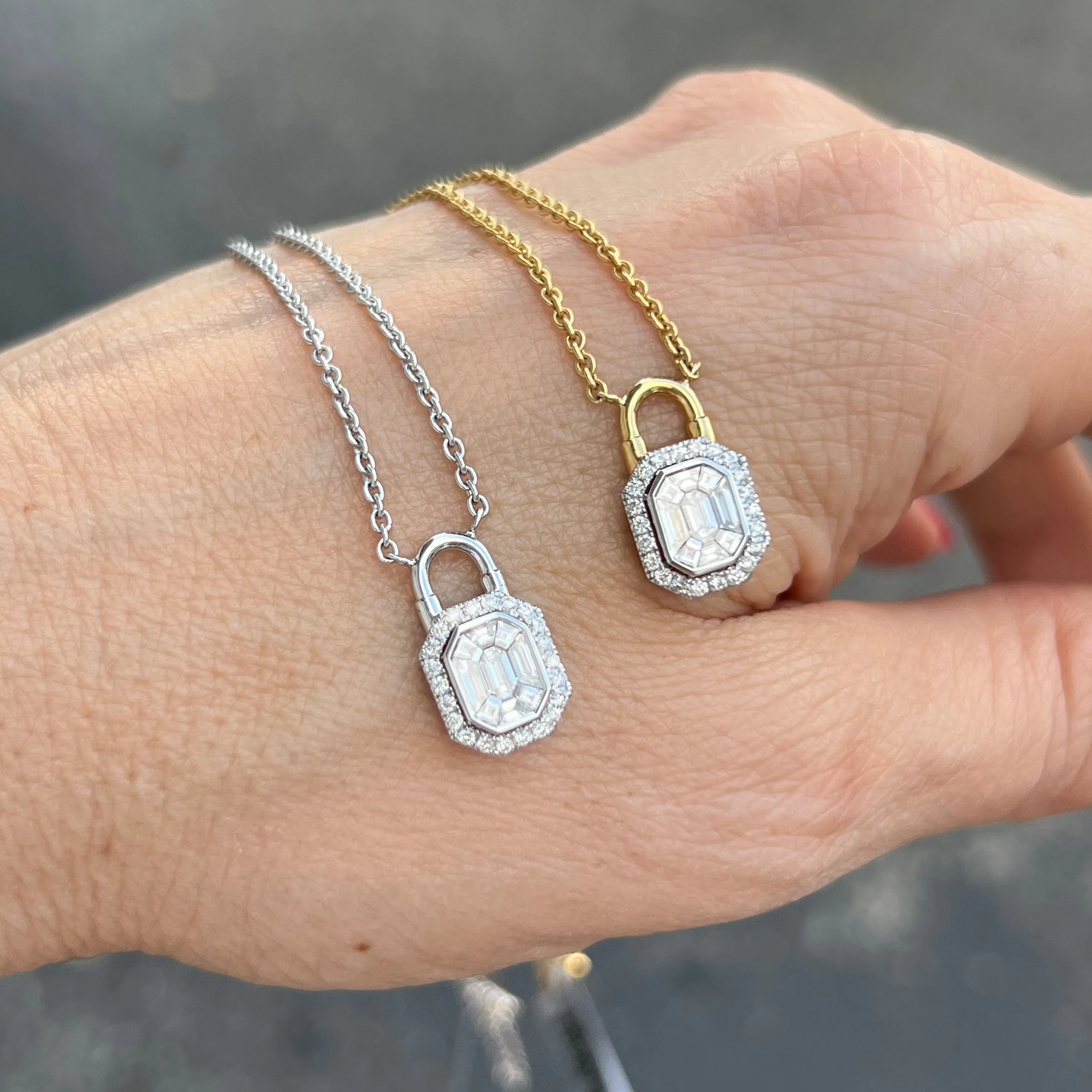 Baguette Diamond Pendant