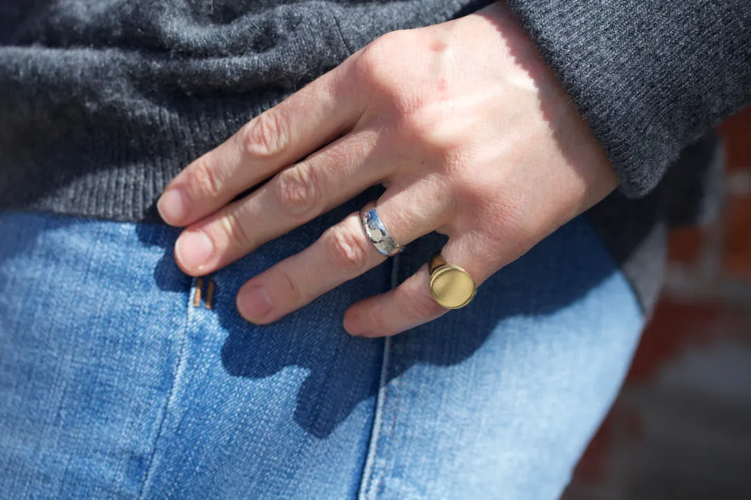 Circular Signet Ring