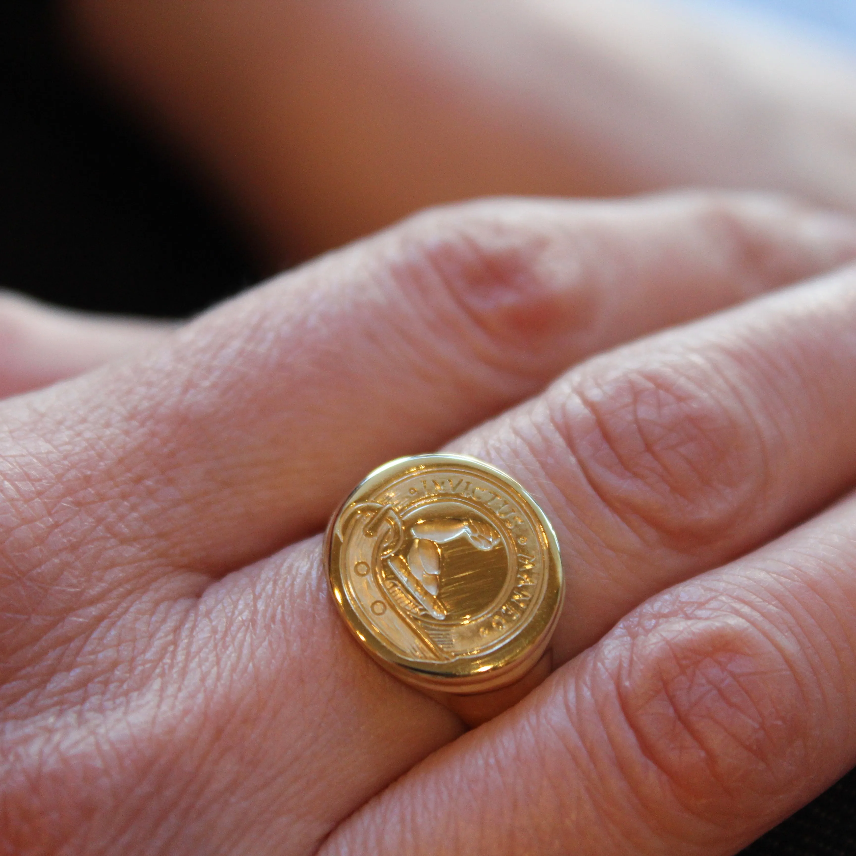 Circular Signet Ring