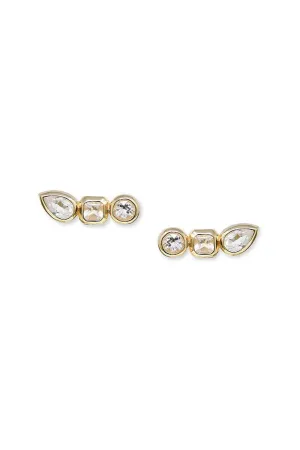 Cléo Jaeda Triple Crawler Stud Earrings
