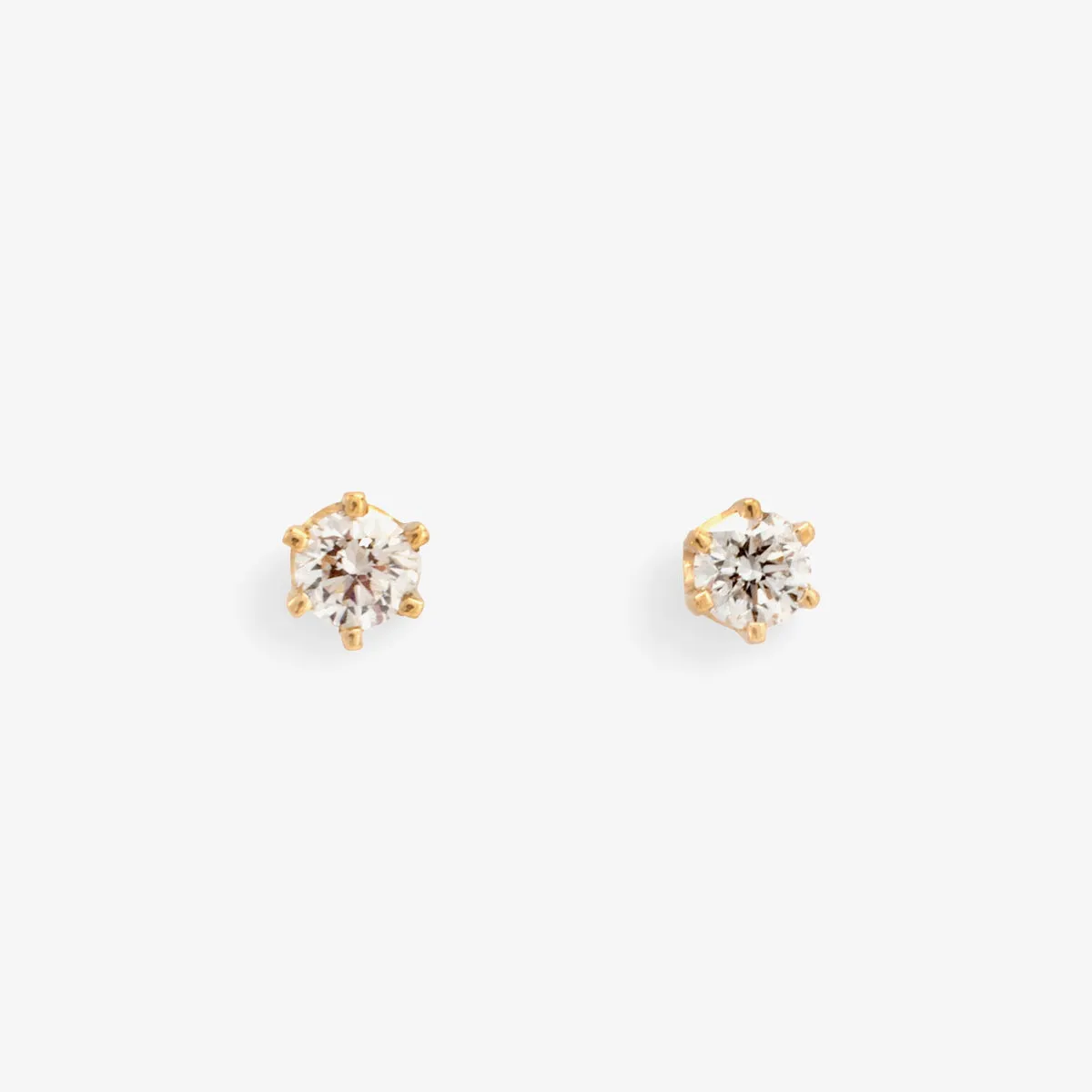 E1902W | 3mm White Diamond Studs