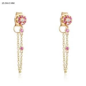 Ethereal Gemstone Drops Earrings