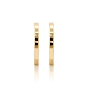 Golden Bliss Gemstone Huggies Earrings