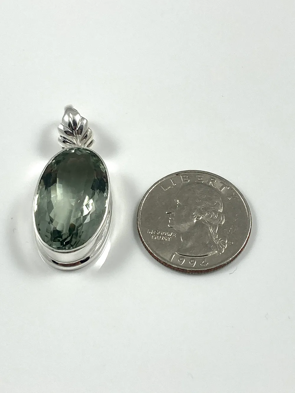 Green Amethyst Pendant
