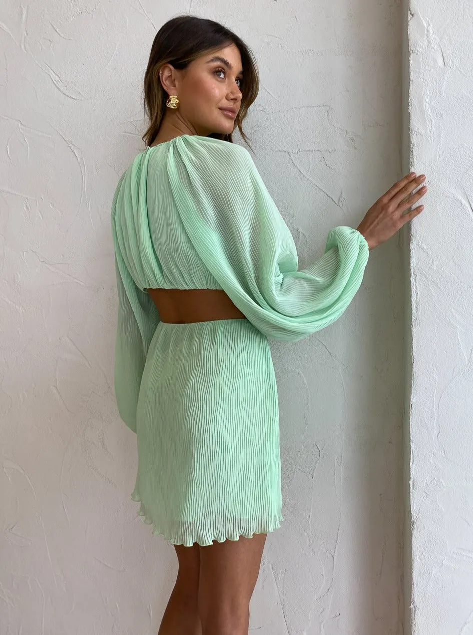 Issy Hummingbird Dress in Candy Apple
