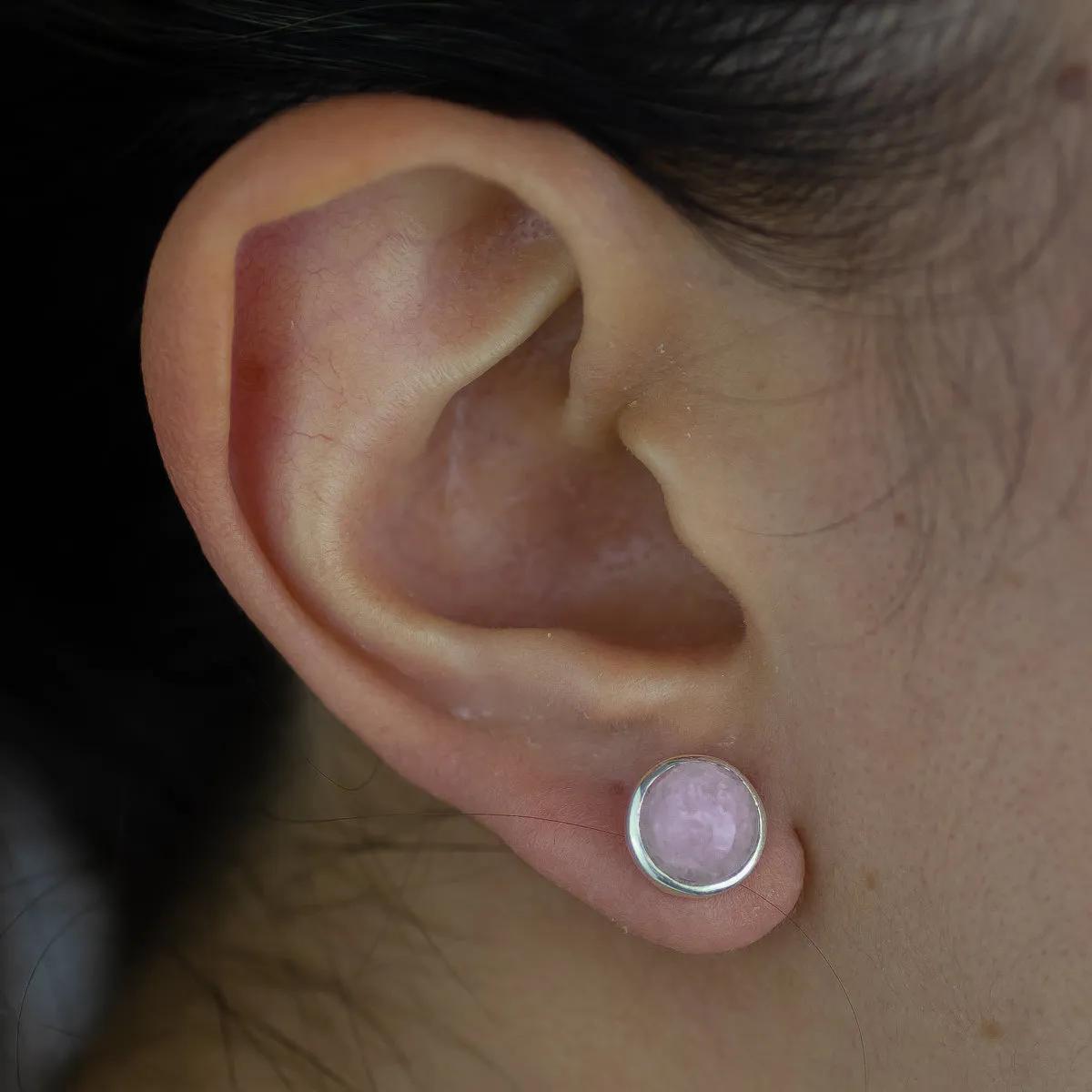 Kunzite Stud Earrings