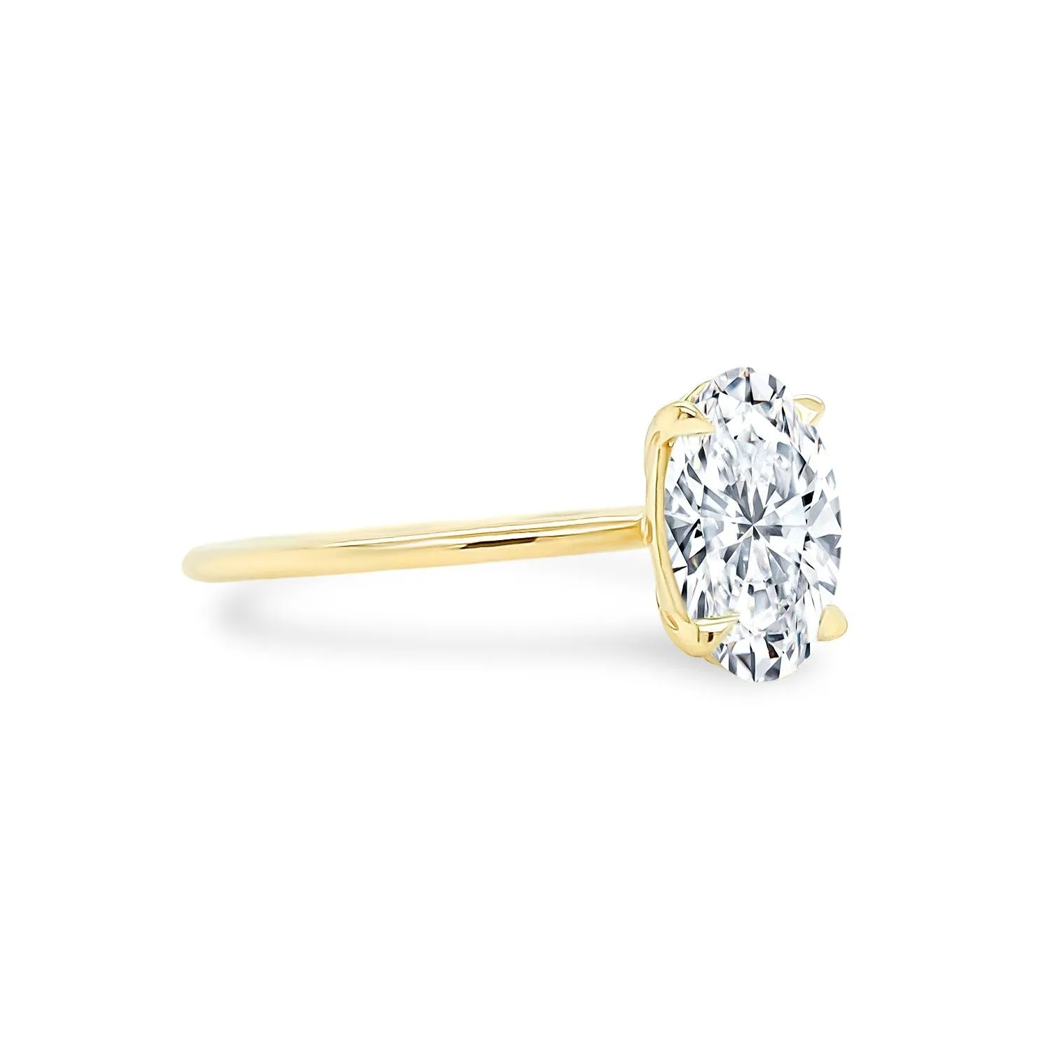 Oval Cut Solitaire