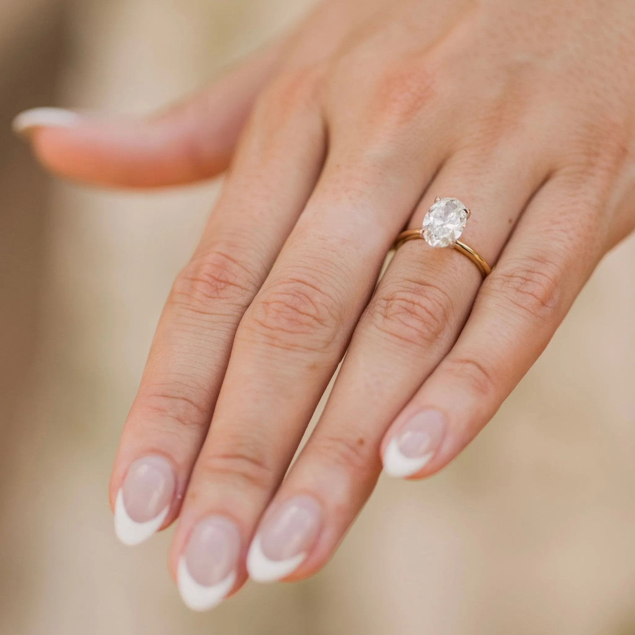 Oval Cut Solitaire