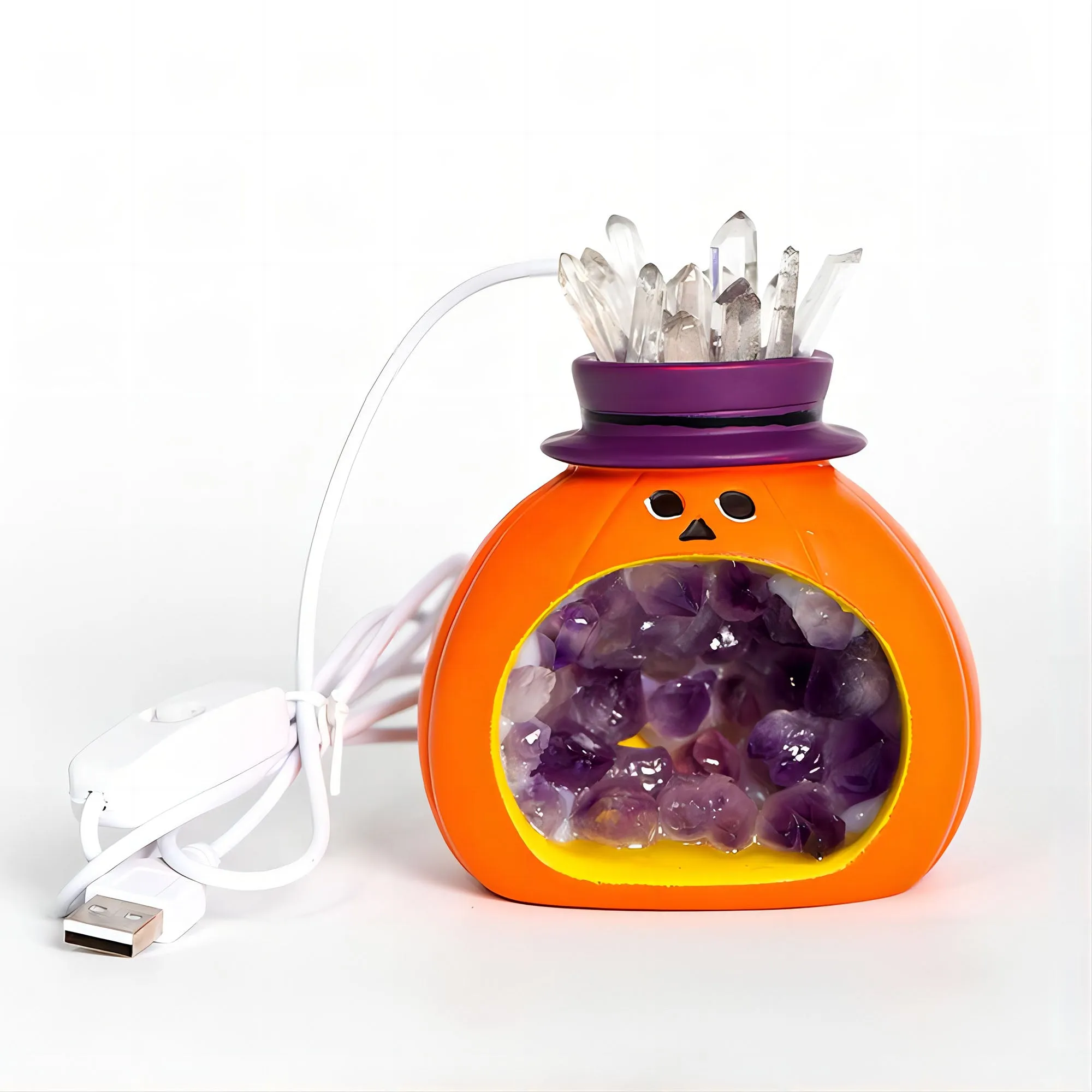 Pumpkin Amethyst Dental Lamp