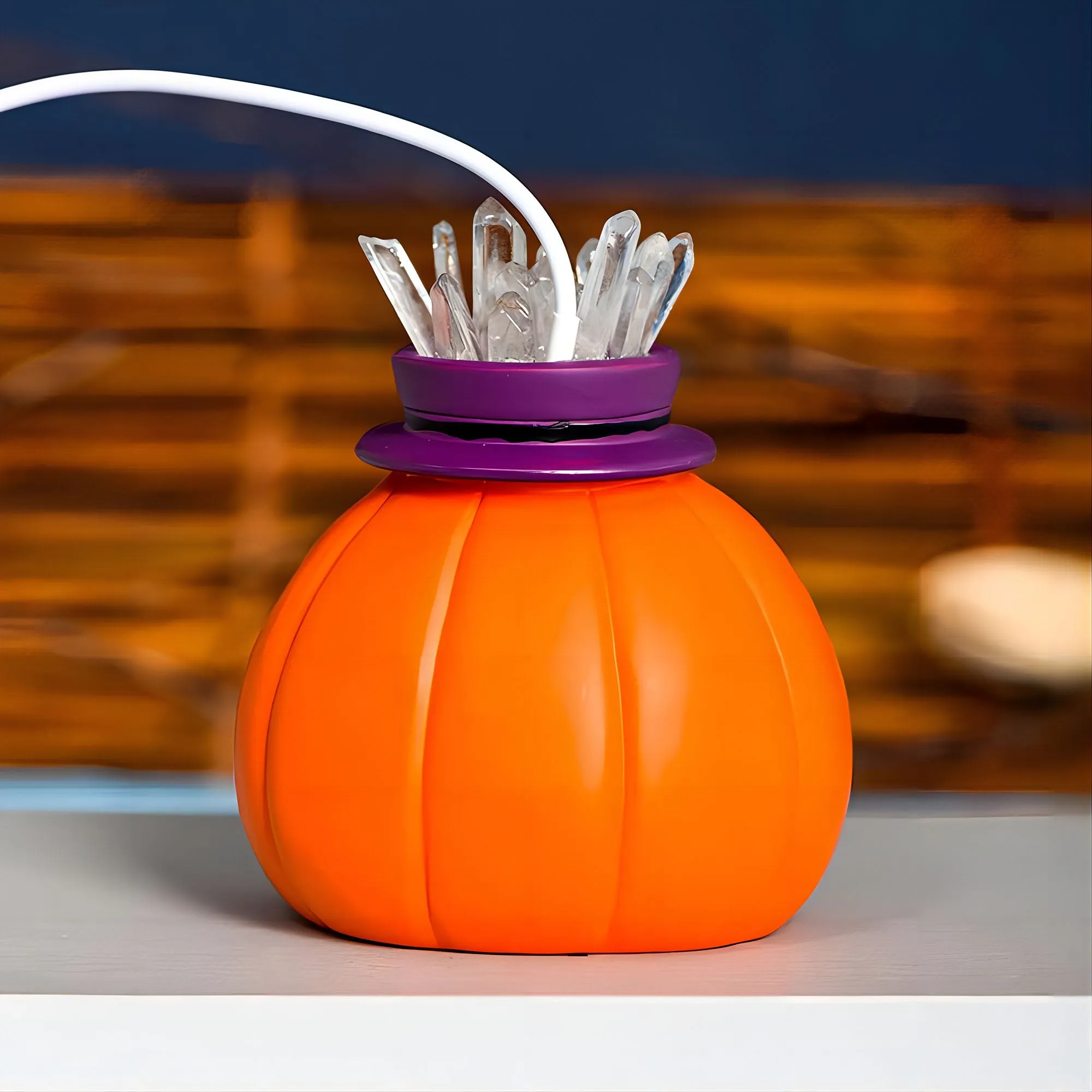 Pumpkin Amethyst Dental Lamp
