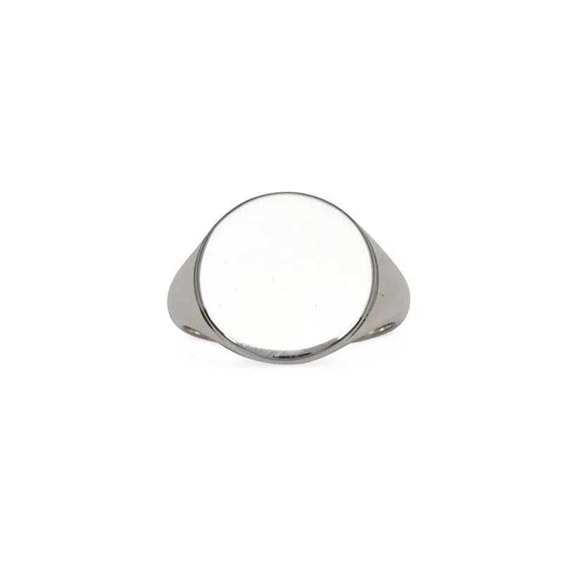 ROUND SIGNET RING