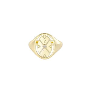 Round Signet Ring