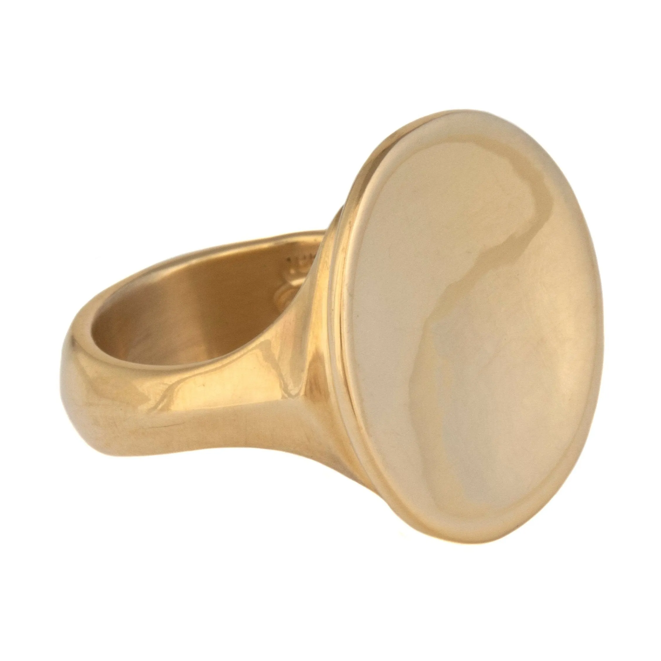 Signet Ring with a Concave Face