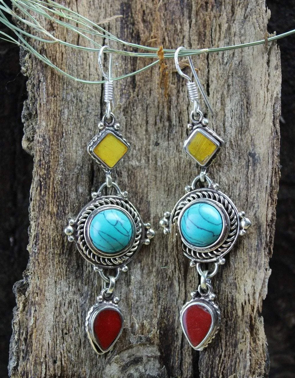 Tibetan Kalsang Earrings