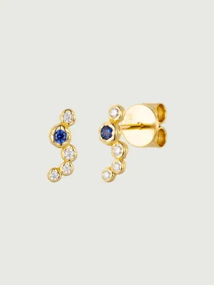 Tiny Gemstone Earrings