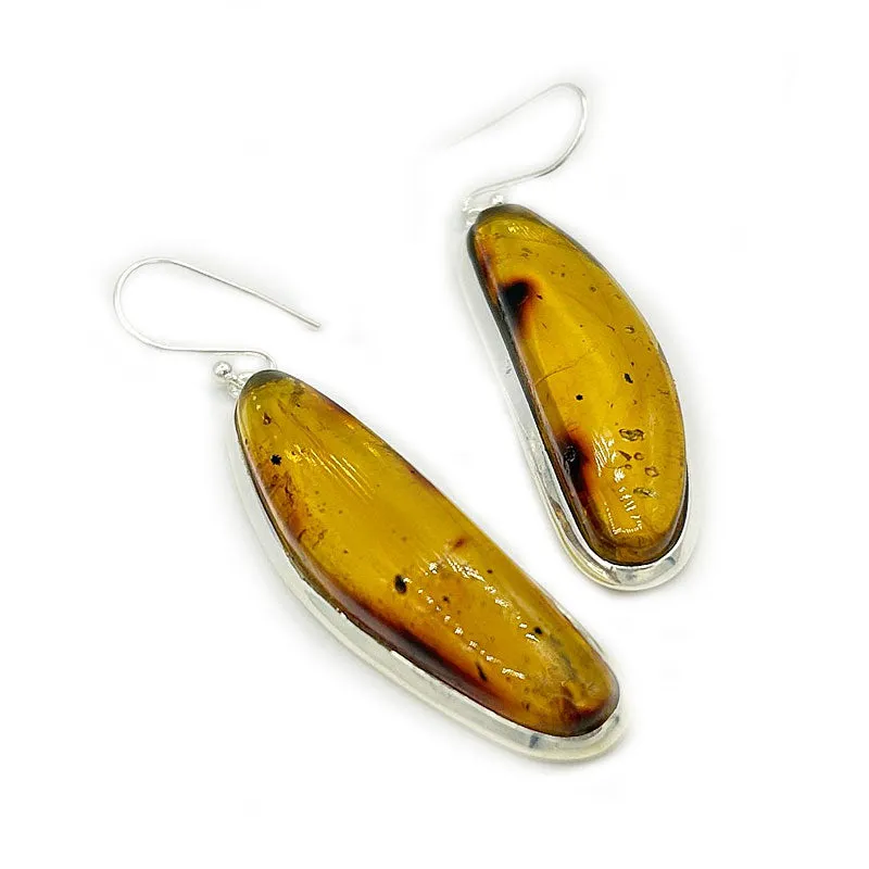 Vana Amber Boho Earrings