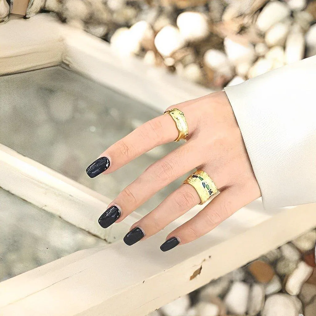 Wide Zirconia Ring - Themis